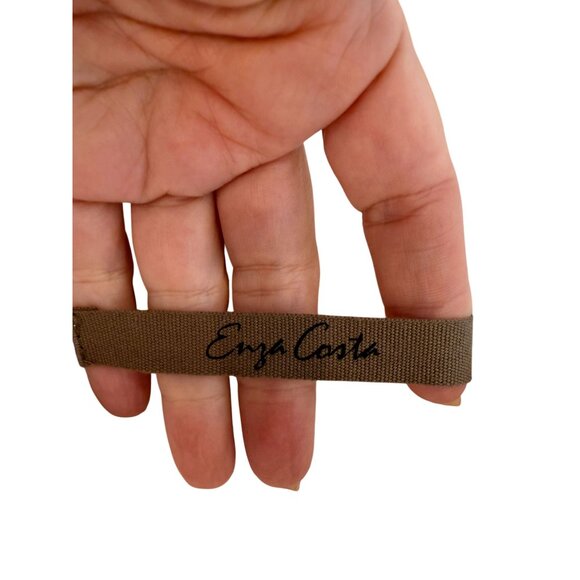 Enza Costa White Off Shoulder Foldover Ribbed Sweater NWOT - Size M - Picture 6 of 8